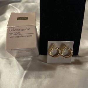 Avon (1990) Vintage Delicate Sparkle Earrings